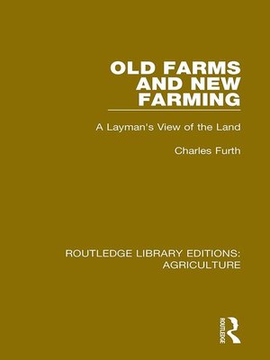 cover image of Old Farms and New Farming